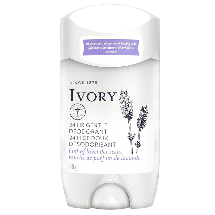 Ivory Aluminum Free Deodorant, Hint of Lavender, 24-Hour Odor Protection, 2.4 oz Stick by Pasteur Pharmacy