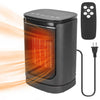 1500W Electric Space Heater Ceramic Heater Fan with 3 Modes Remote Control Digital Display