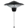 1500W Outdoor Hanging Patio Ultra-Quiet Electric Heating Lamp by DailySale