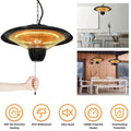 1500W Outdoor Hanging Patio Ultra-Quiet Electric Heating Lamp by DailySale