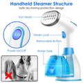 1500W Portable Handheld Clothes Steamer with 2 Brush by DailySale