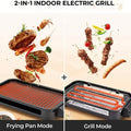 1500W Smokeless Electric Indoor Grill with Removable Non-Stick Plate by DailySale