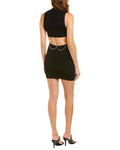 Line and Dot Audrey Mini Dress with Chain by Vanessa Jane