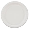 Dart Bare Eco-Forward Clay-Coated Paper Dinnerware, Plate, 8.5" dia, White, 125/Pack, 4 Packs/Carton