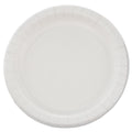 Dart Bare Eco-Forward Clay-Coated Paper Dinnerware, Plate, 8.5" dia, White, 125/Pack, 4 Packs/Carton