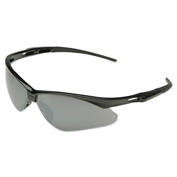 KleenGuard Nemesis Safety Glasses, Black Frame, Amber Lens
