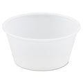 Dart Polystyrene Portion Cups, 3.25 oz, Translucent, 250/Bag, 10 Bags/Carton