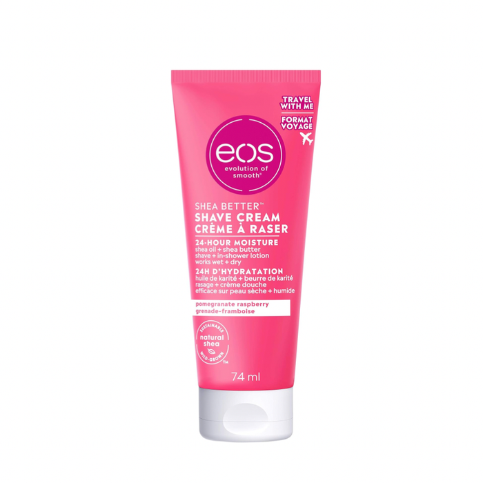 EOS Shave Cream, 24 H Moisture, Pomegranate Raspberry 2.5 Fl Oz by Pasteur Pharmacy