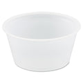 Dart Polystyrene Portion Cups, 2 oz, Translucent, 250/Bag, 10 Bags/Carton