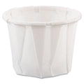 Dart Paper Portion Cups, 0.75 oz, White, 250/Bag, 20 Bags/Carton
