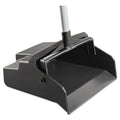 Impact LobbyMaster Plastic Dust Pan, 12w x 37h, Plastic, Black Pan/White Handle