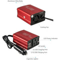 150W Car Power Inverter 12V DC to 110V AC Converter with 3.1A Dual USB Car Charger by DailySale
