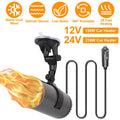 150W Portable Car Heater 2-in-1 Heating Cooling Fan Rotatable Demister Defroster by DailySale