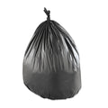 Inteplast Group High-Density Commercial Can Liners, 60 gal, 22 microns, 38" x 60", Black, 150/Carton