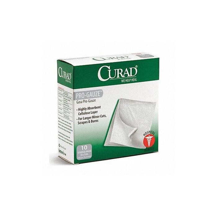 Curad Pro-Gauze Gauze Pads, Sterile 3 x 3 10 ct by Pasteur Pharmacy