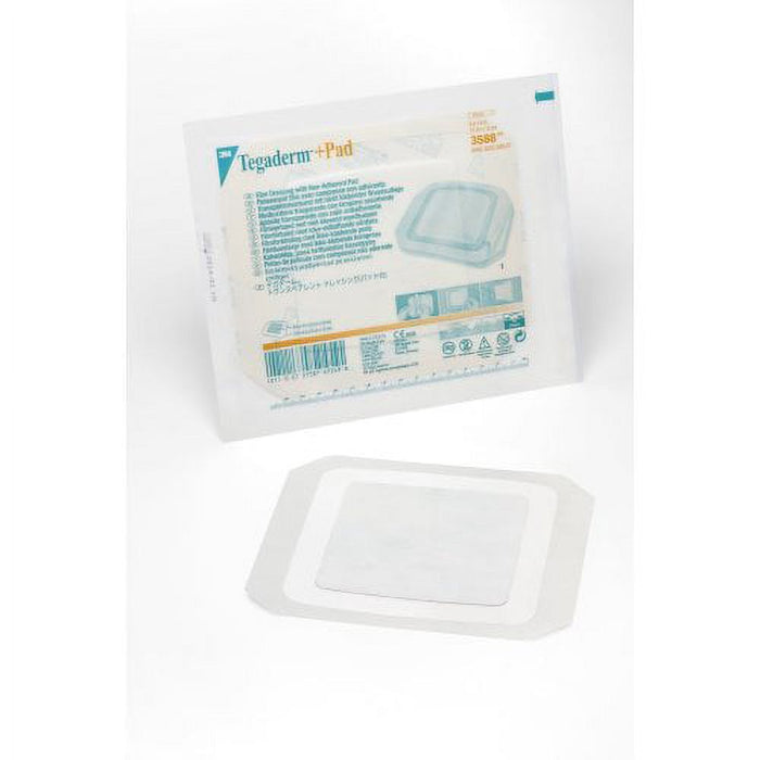 3M Tegaderm +Pad Film Dressing With Non-Adherent Pad, 6 X 6 Inch, 5 Pieces by Pasteur Pharmacy