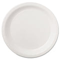 Hoffmaster Coated Paper Dinnerware, Plate, 9" dia, White, 50/Pack, 10 Packs/Carton