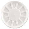 Dart Vented Foam Lids, Fits 6 oz to 32 oz Cups, White, 50 Pack, 10 Packs/Carton