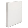 Samsill Speedy Spine Heavy-Duty Time Saving Round Ring View Binder, 3 Rings, 1" Capacity, 11 x 8.5, White