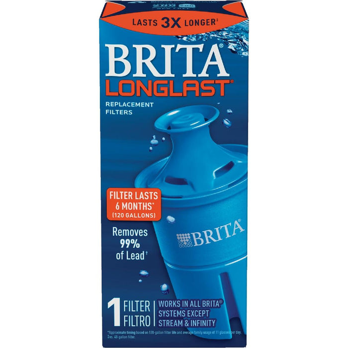 Brita Longlast Pitcher Water Filter Cartridge - 6 Month Replacement by Pasteur Pharmacy