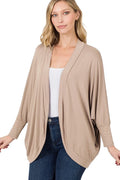 The Tracey Open Front Cardigan - Plus Size by Fasheabe