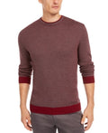 Tasso Elba Mens Colorblocked Supima Pullover Sweater by Vanessa Jane