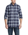 Weatherproof Vintage Mens Brushed Antique Flannel Plaid Shirt by Vanessa Jane