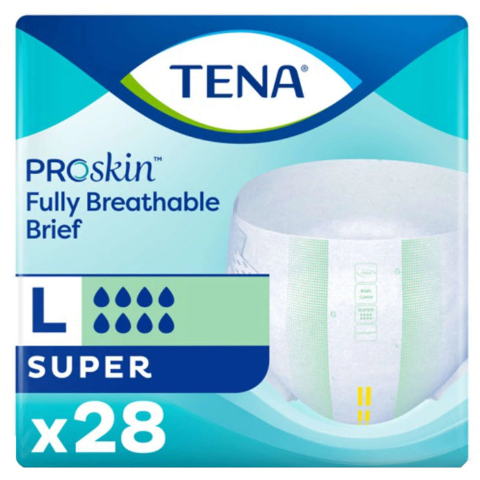 Tena Super Incontinence Brief, Maximum Absorbency, Large by Pasteur Pharmacy