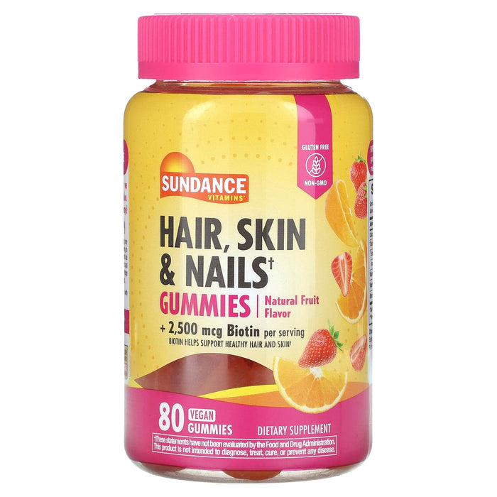 Sundance Hair - Skin & Nails Gummies, 80 Tabs by Pasteur Pharmacy