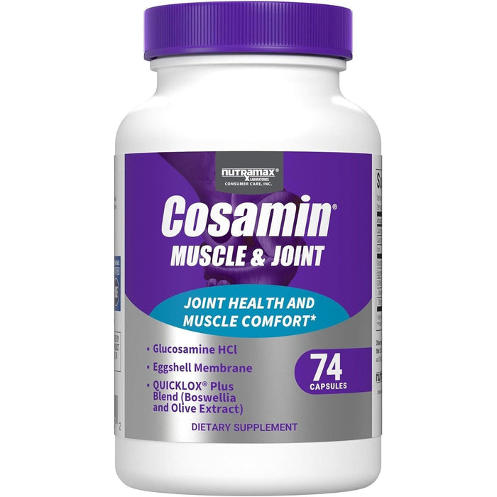 Nutramax Cosamin Joint Health And Muscle Comfort Capsules 74Ct by Pasteur Pharmacy