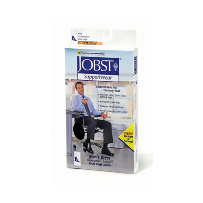 Jobst SupportWear Men S Dress Knee High Socks X-Large Brown by Pasteur Pharmacy