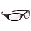 KleenGuard V40 HellRaiser Safety Glasses, Black Frame, Clear Anti-Fog Lens