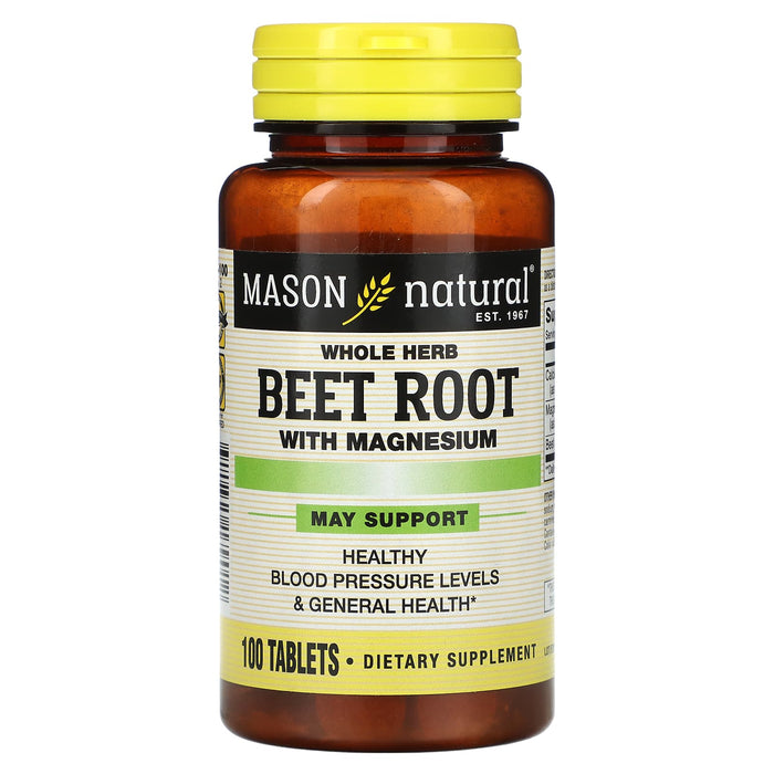 Mason Natural® Beet Root (500 mg) with Magnesium by Pasteur Pharmacy