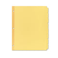 Avery Write and Erase Plain-Tab Paper Dividers, 8-Tab, 11 x 8.5, Buff, 24 Sets