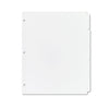 Avery Write and Erase Plain-Tab Paper Dividers, 5-Tab, 11 x 8.5, White, 36 Sets