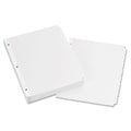 Avery Write and Erase Plain-Tab Paper Dividers, 8-Tab, 11 x 8.5, White, 24 Sets