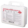 Impact Bloodborne Pathogen Cleanup Kit, 10 x 7 x 2.5, OSHA Compliant, Plastic Case