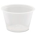 Dart Conex Complements Portion/Medicine Cups, 4 oz, Clear, 125/Bag, 20 Bags/Carton