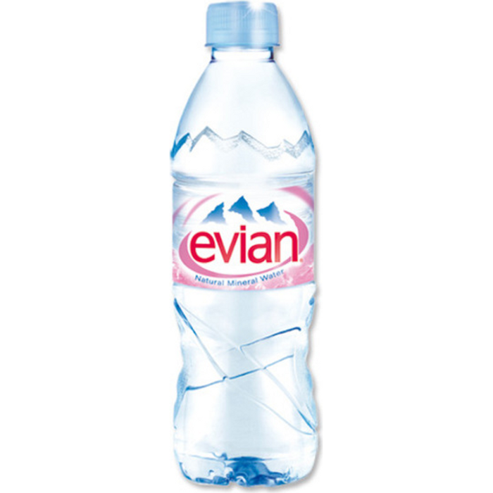 Evian Natural Spring Water - 33.8 Fl Oz Bottle by Pasteur Pharmacy