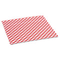 Bagcraft Grease-Resistant Paper Wraps and Liners, 12 x 12, Red Check, 1,000/Box, 5 Boxes/Carton