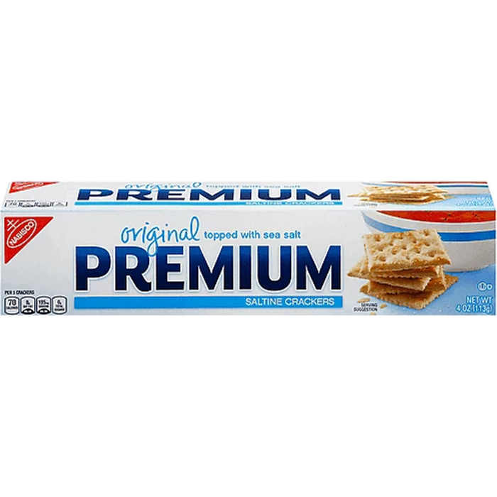 Premium Saltine Crackers Original, 4 Oz Box, 1Count by Pasteur Pharmacy