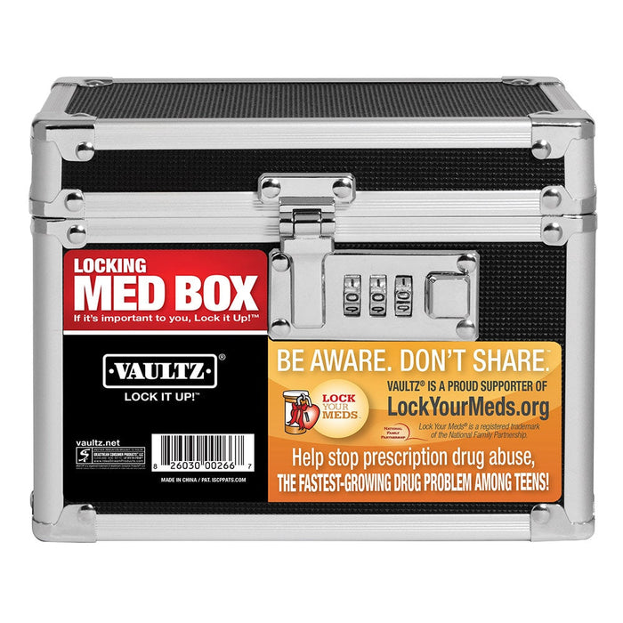 Vaultz® Medicine Lock Box – Combination Lock, Black by Pasteur Pharmacy