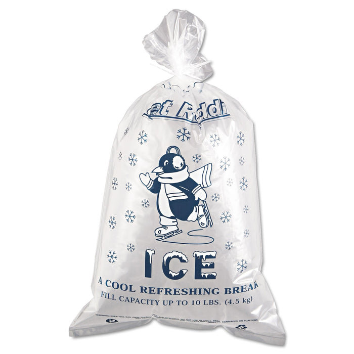 Inteplast Group Ice Bags, 1.5 mil, 12" x 21", Clear, 1,000/Carton