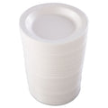 Dart Quiet Classic Laminated Foam Dinnerware, Plate, 10.25" dia, White, 125/Pack, 4 Packs/Carton