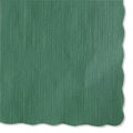 Hoffmaster Solid Color Scalloped Edge Placemats, 9.5 x 13.5, Hunter Green, 1,000/Carton