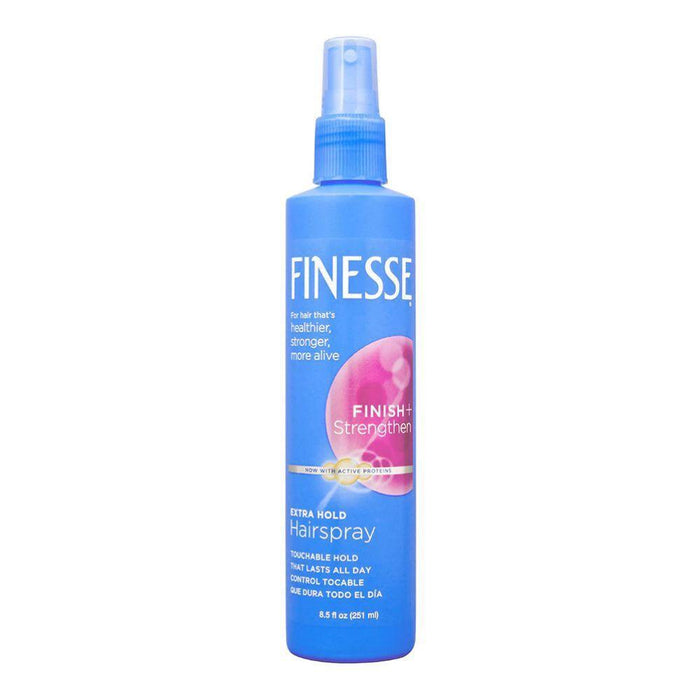 Finesse Finish + Strengthen Extra Hold Non-Aerosol Hair Spray, 8.5 Oz by Pasteur Pharmacy