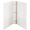 Samsill Speedy Spine Heavy-Duty Time Saving Round Ring View Binder, 3 Rings, 1" Capacity, 11 x 8.5, White