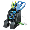 Victor Smart Charge Pencil Cup with USB Charging Hub, Black