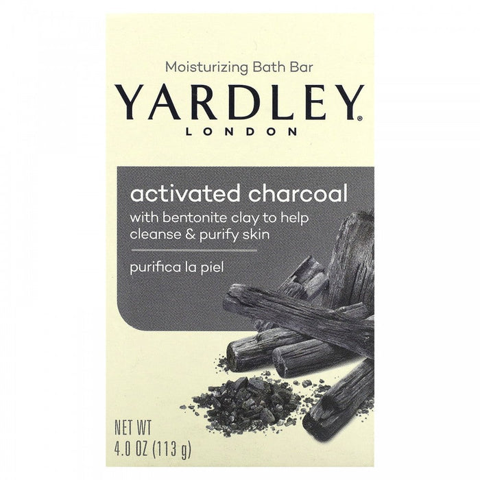 Yardley London Bath Bar, Nourishing, Activated Charcoal 4 Oz by Pasteur Pharmacy