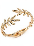 Charter Club Gold-Tone Leaf Cuff Bracelet by Vanessa Jane